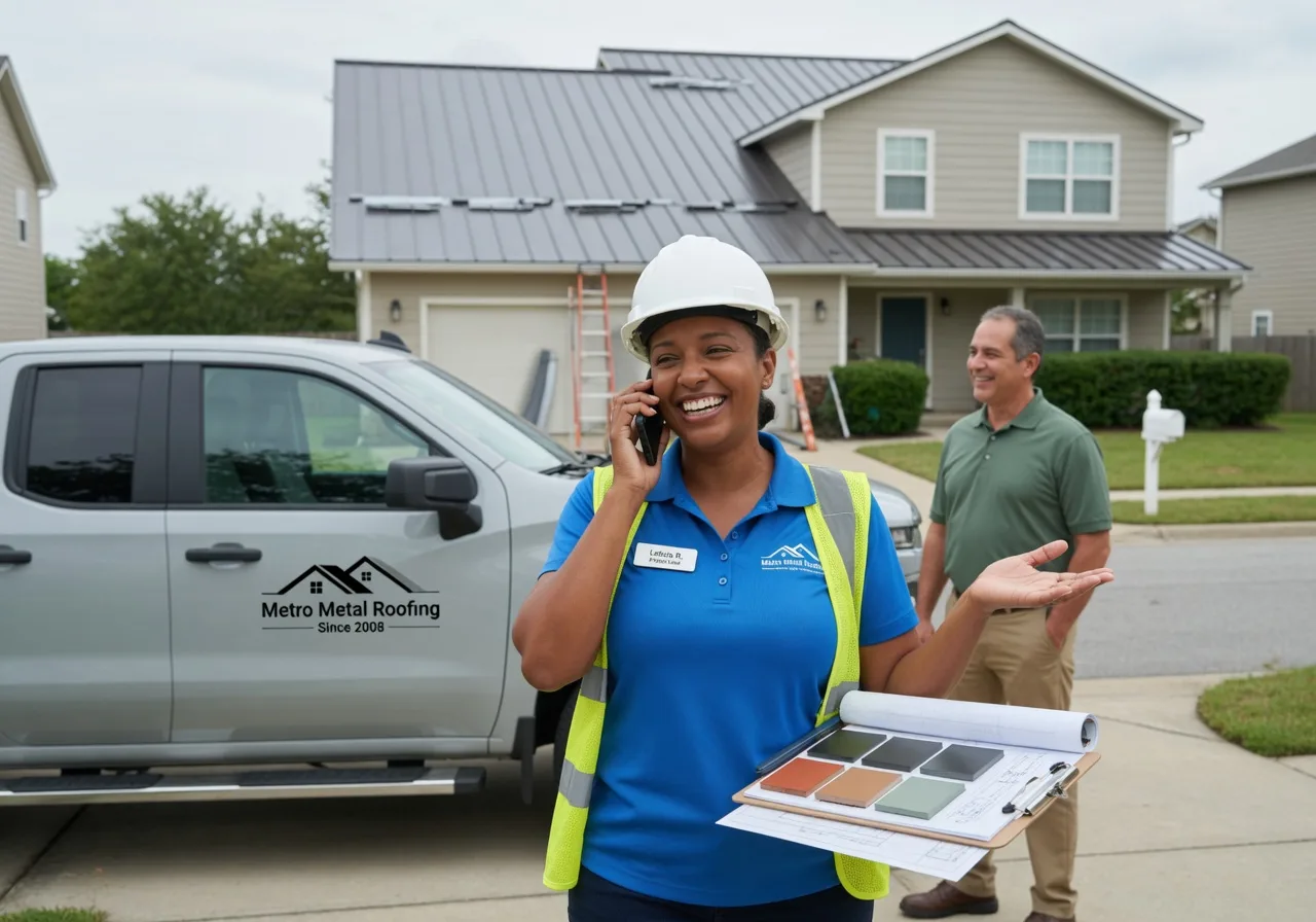 Storm Damage Metal Roof Repair in Townville, SC